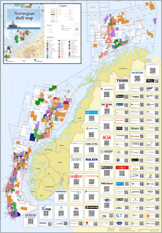 Norwegian Shelf Map 2021