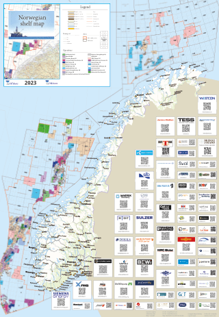 Norwegian Shelf Map 2023