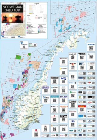 Norwegian Shelf Map 2025